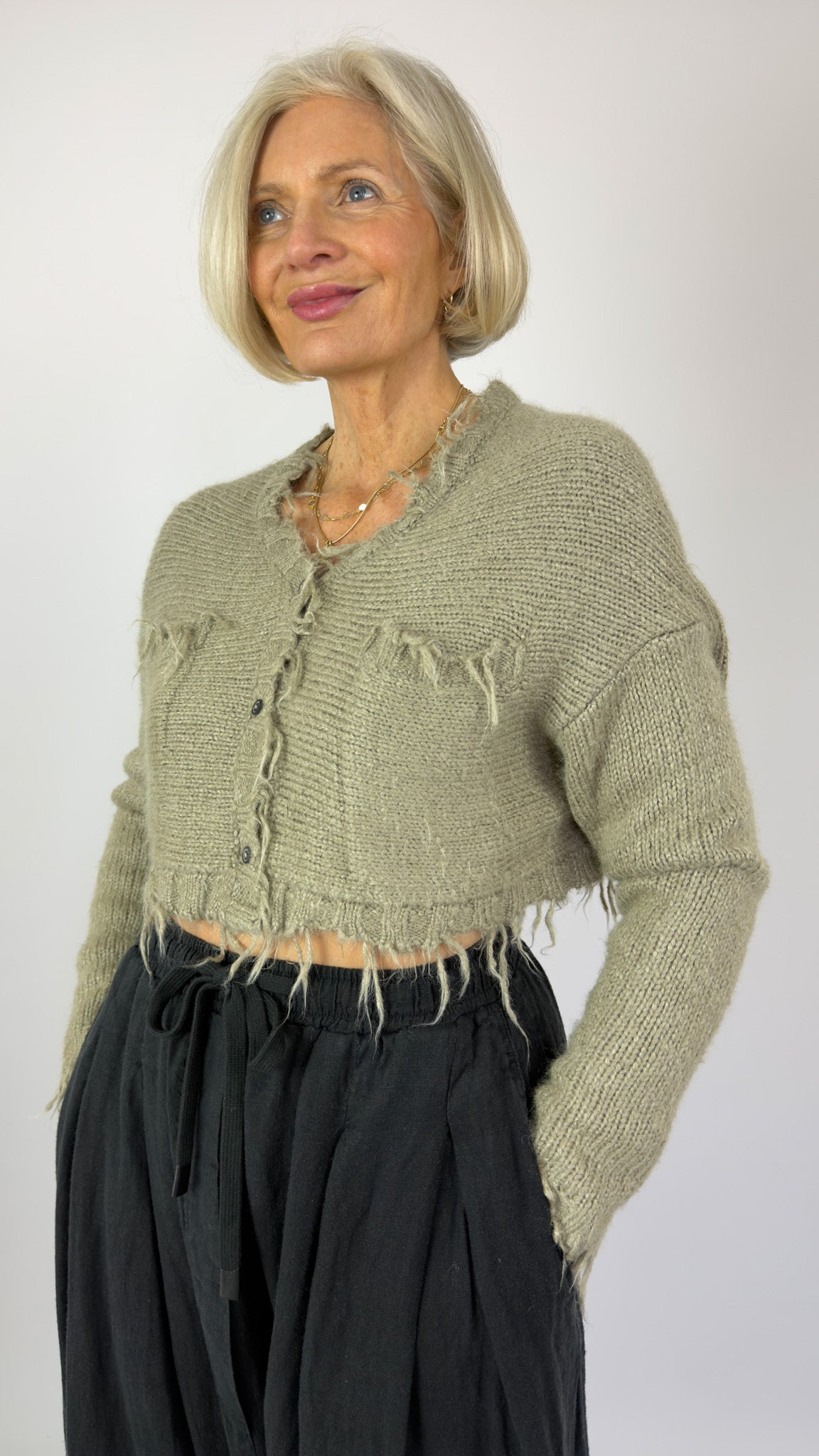 Rundholz Dip 7107 Cardigan Linen