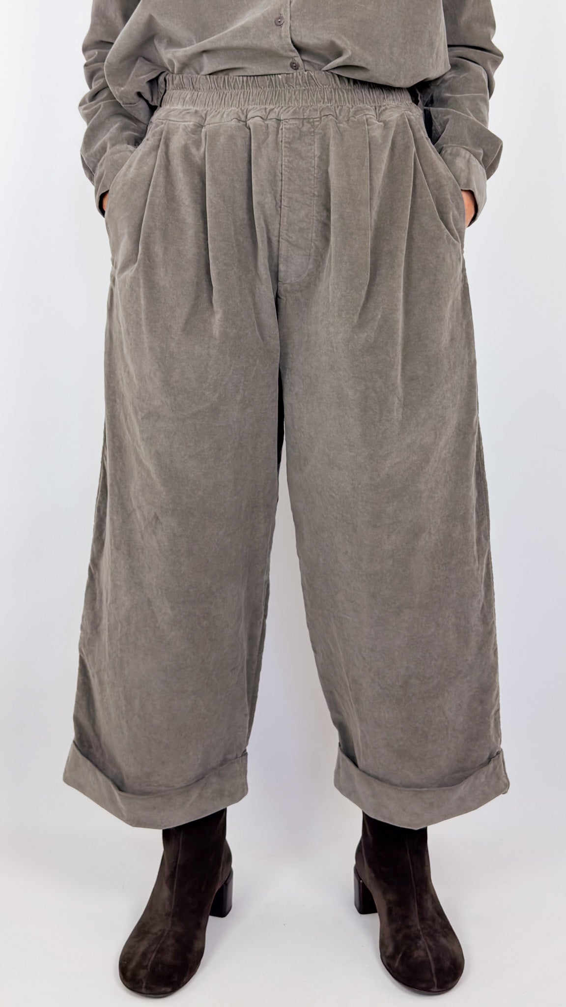 Album Di Famiglia Bragoni V Trousers Taupe