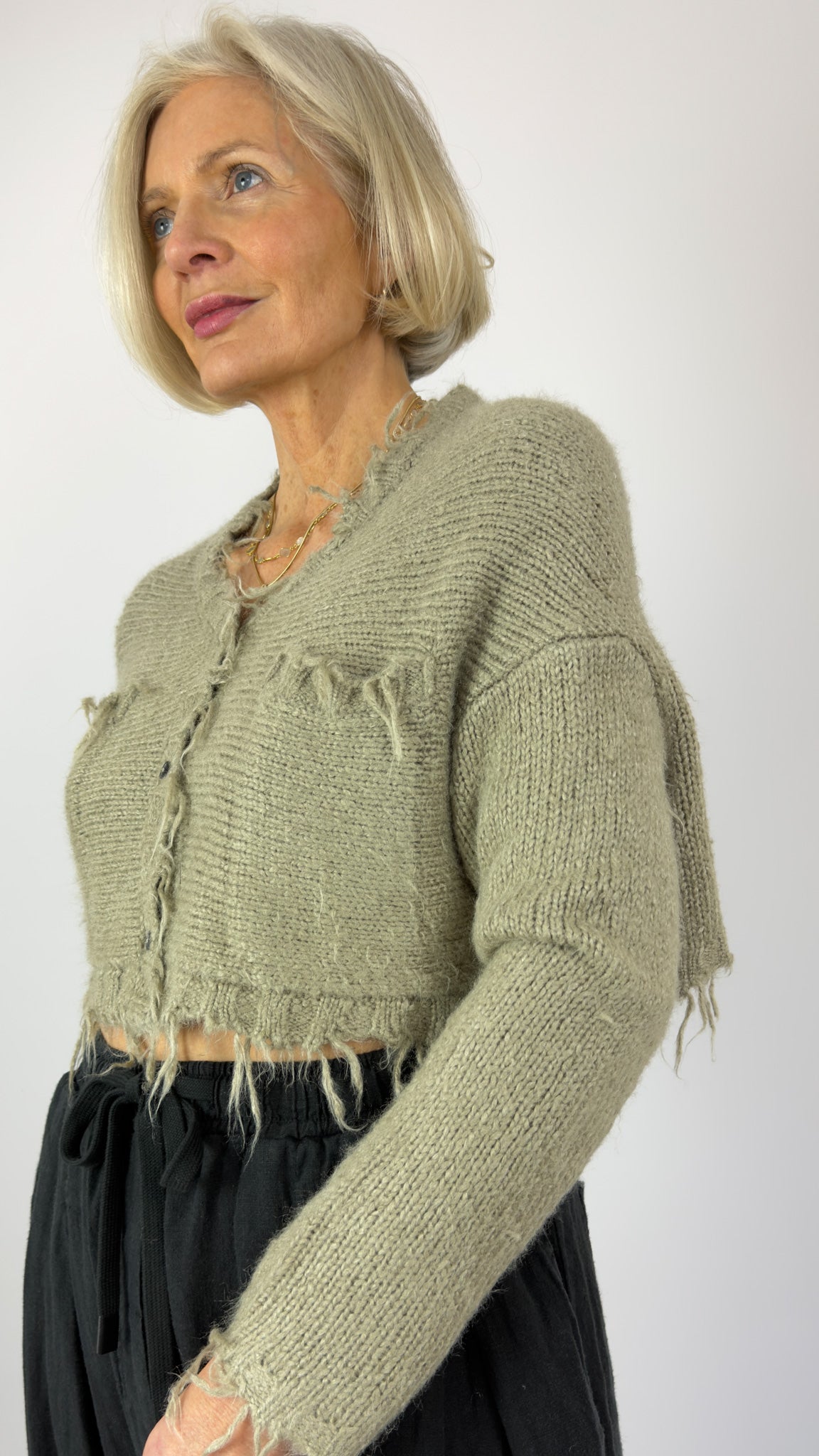 Rundholz Dip 7107 Cardigan Linen