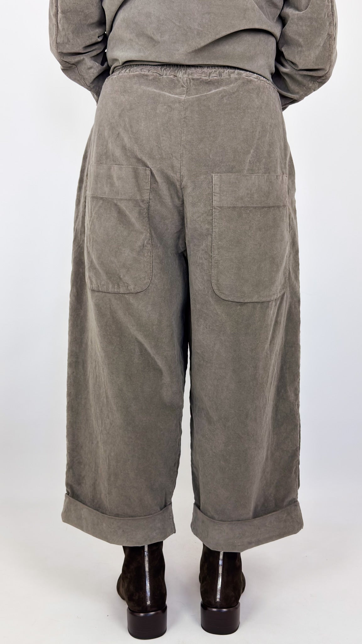 Album Di Famiglia Bragoni V Trousers Taupe