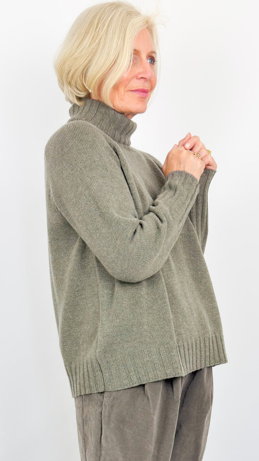 Album Di Famiglia WS Dolcevita Jumper Taupe