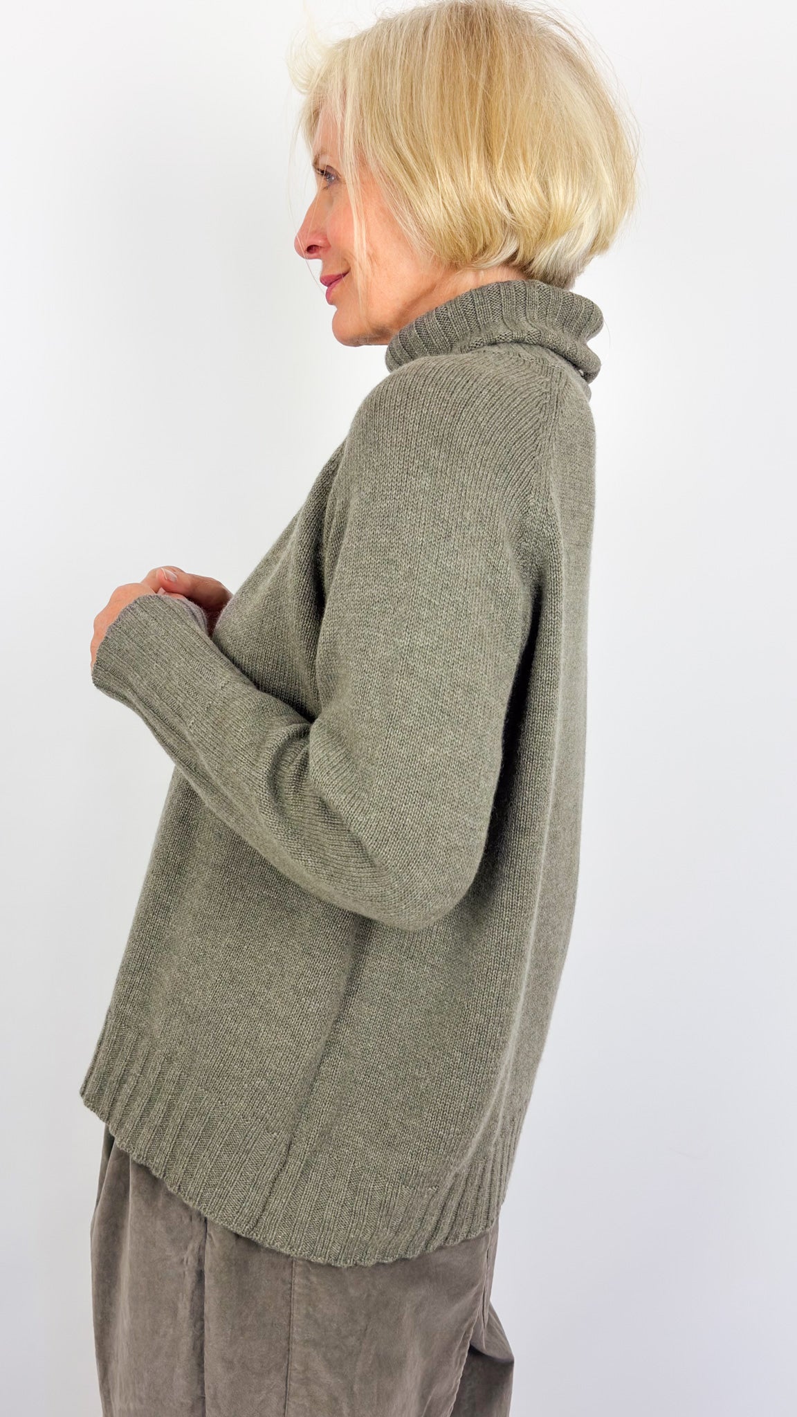 Album Di Famiglia WS Dolcevita Jumper Taupe