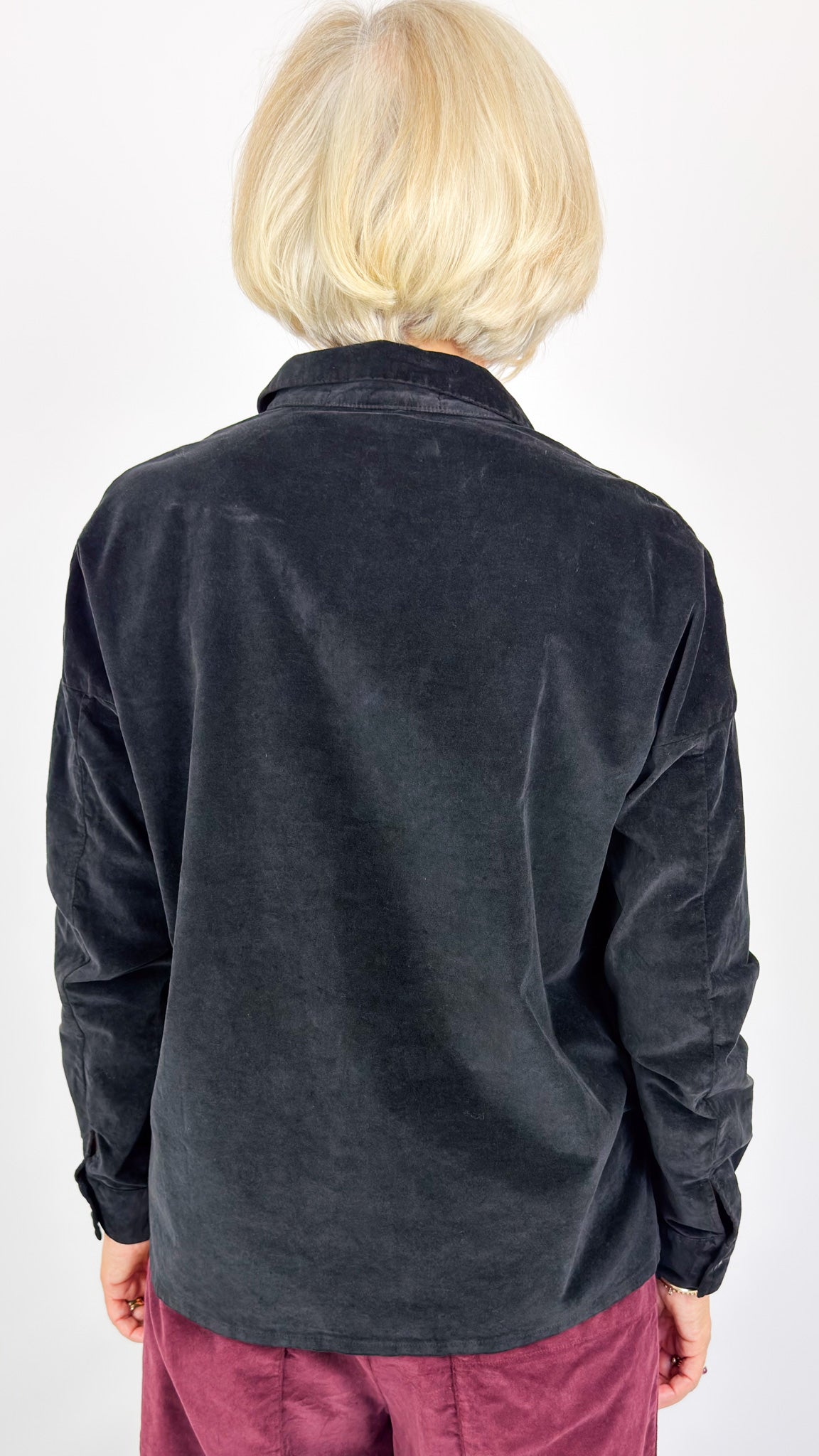 Album Di Famiglia V Collar Shirt Black