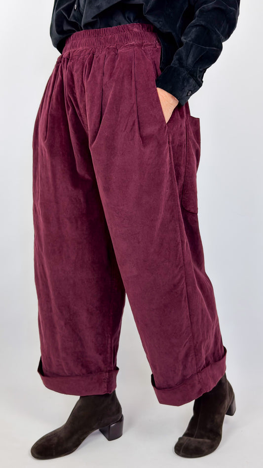 Album Di Famiglia Bragoni V Trousers Wine