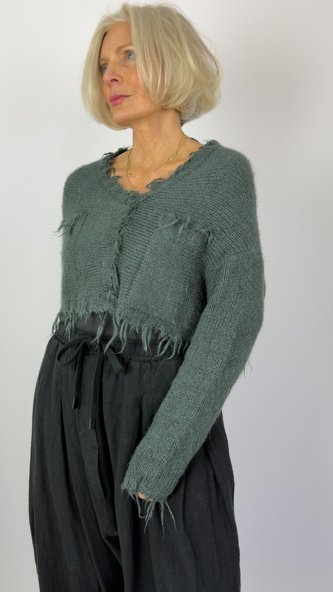 Rundholz Dip 7107 Cardigan Seaweed