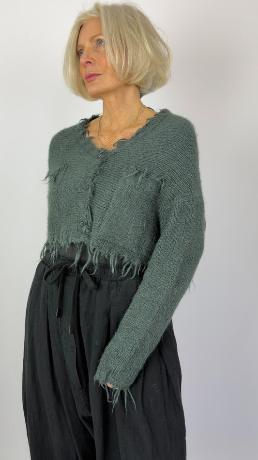 Rundholz Dip 7107 Cardigan Seaweed