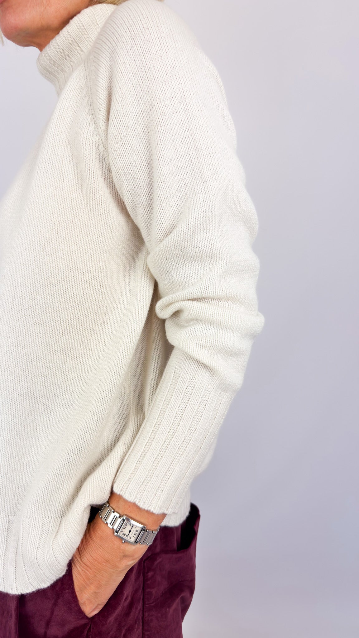 Album Di Famiglia WS Dolcevita Jumper Oatmeal