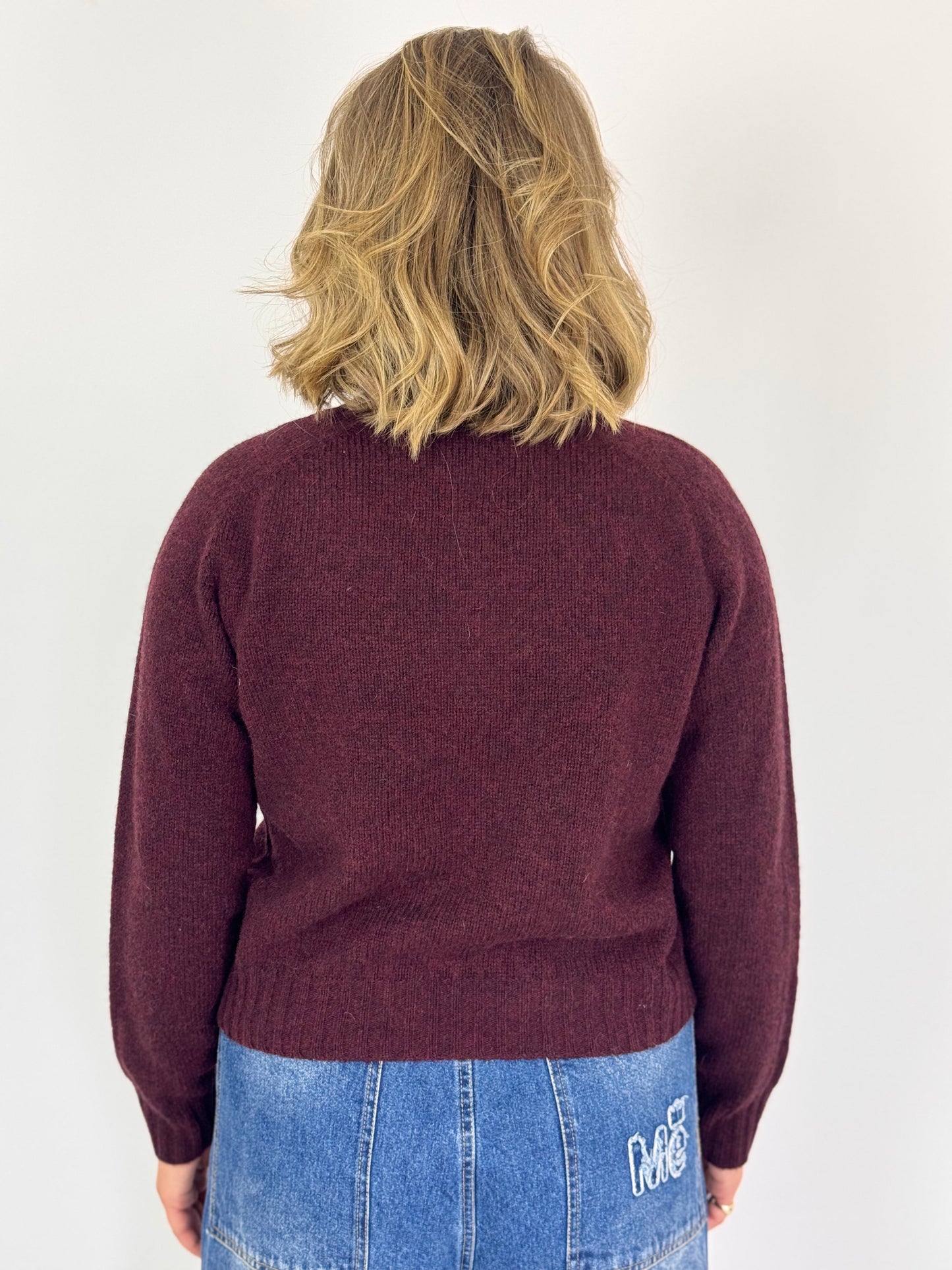 Cordelia James Hattie Jumper Beetroot
