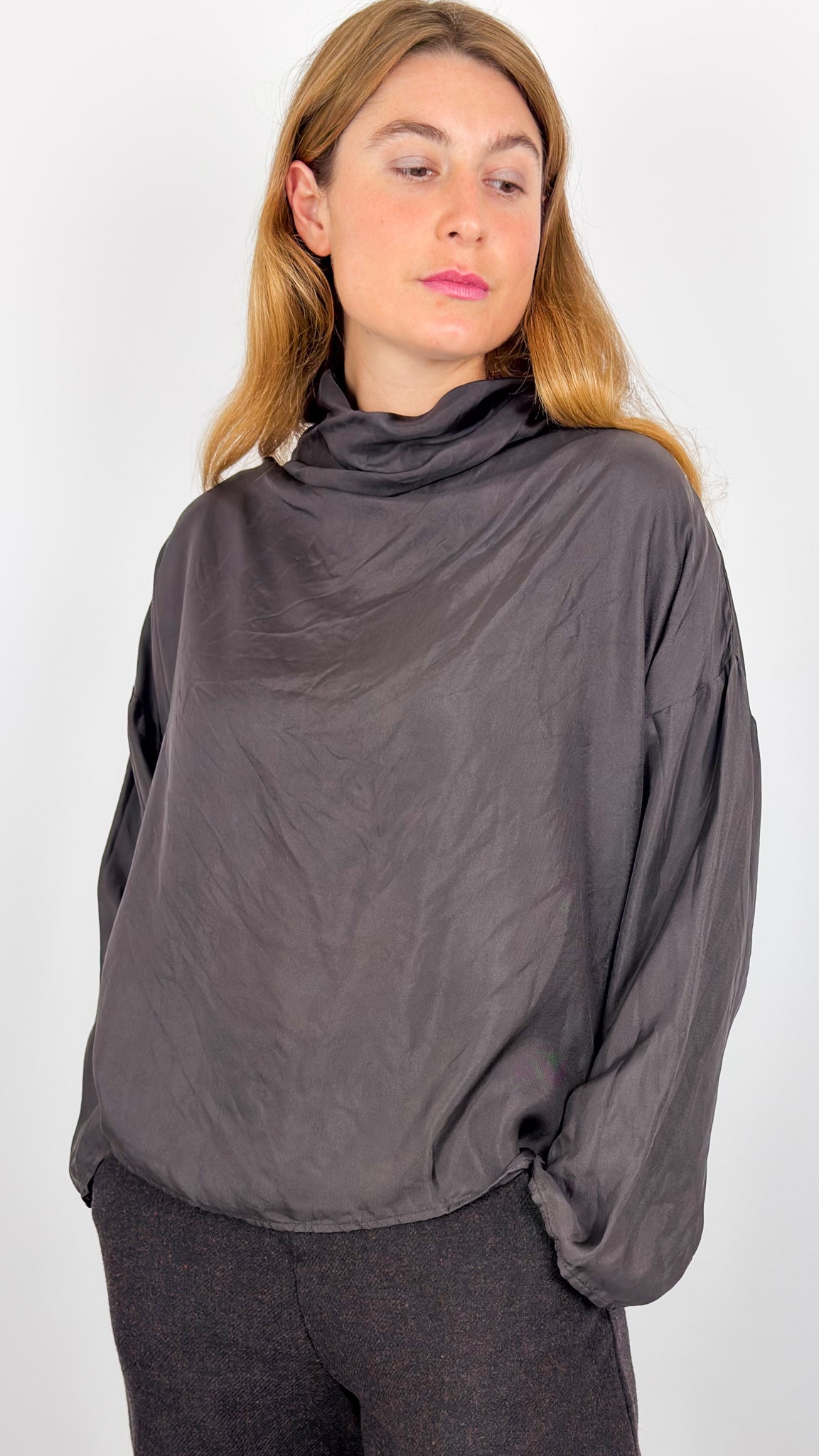 Elsa Esturgie Rêve Blouse Carbon