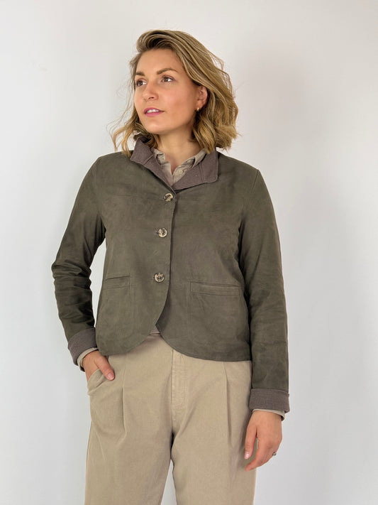 Transit Par-Such 3381 Jacket Taupe