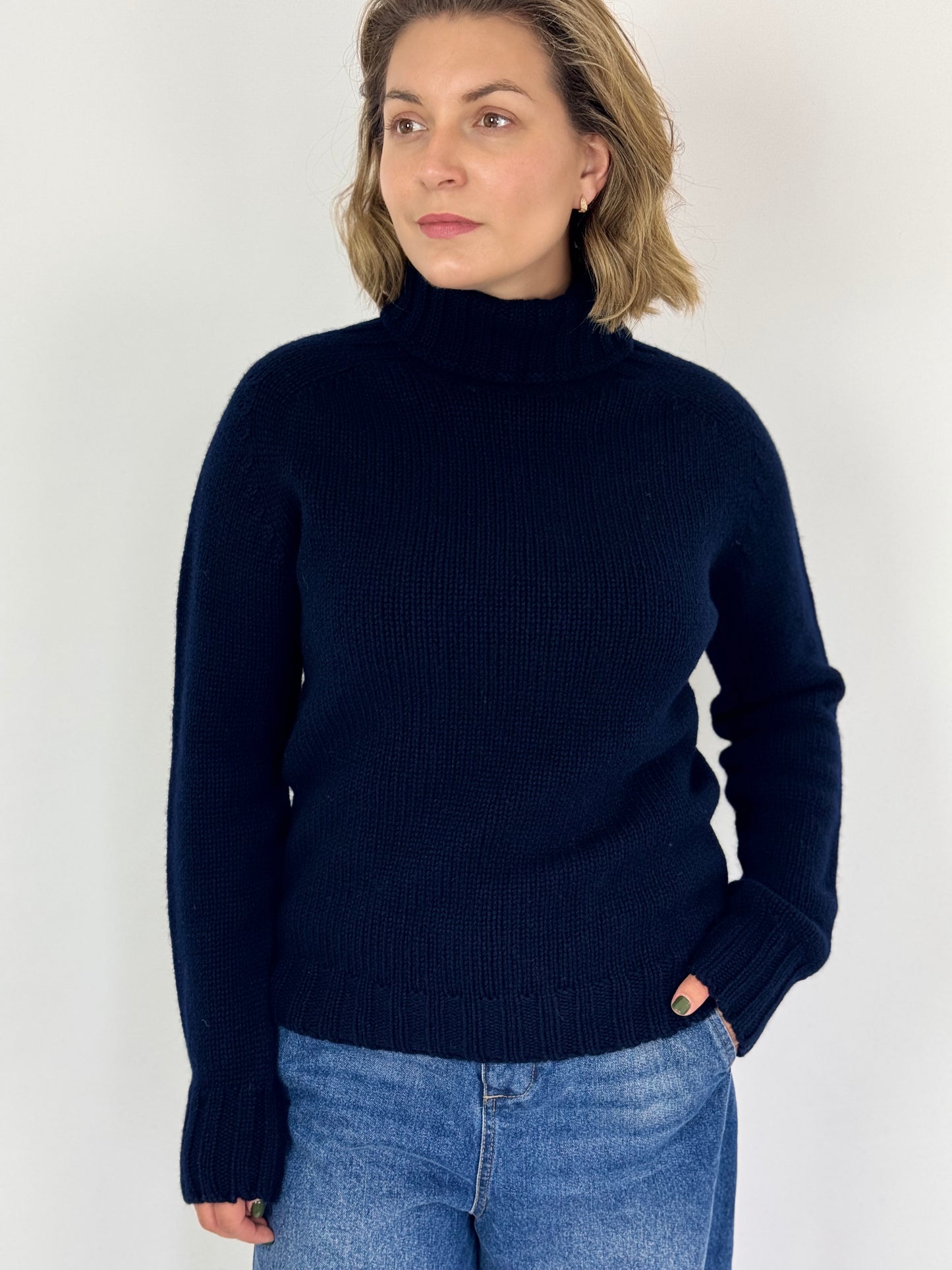Cordelia James Hazel Jumper Nero/Navy