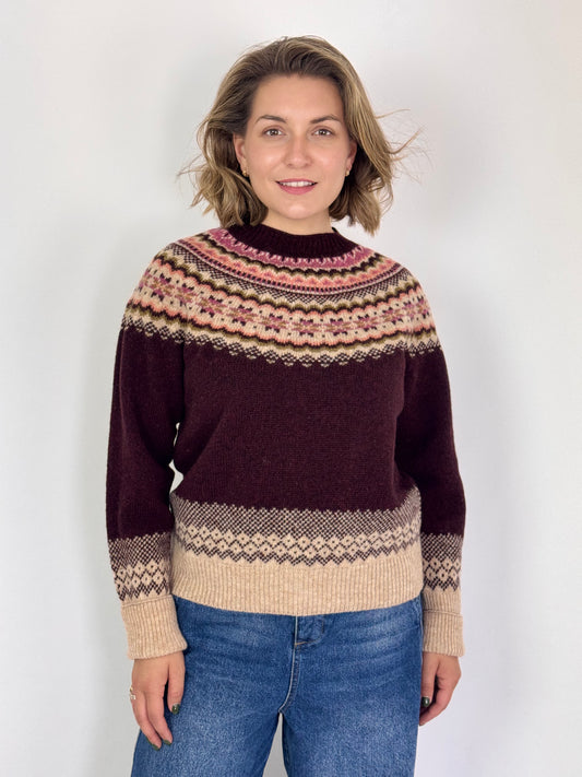 Cordelia James Heidi Jumper Beetroot