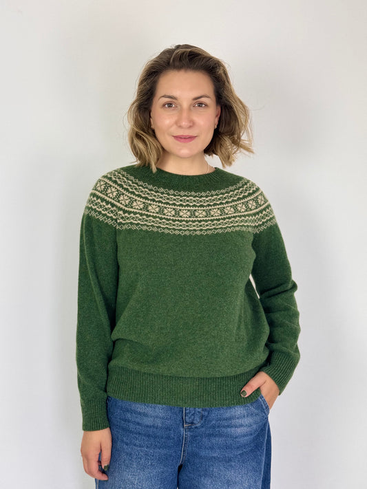 Cordelia James Holly Jumper Serpentine/Oat