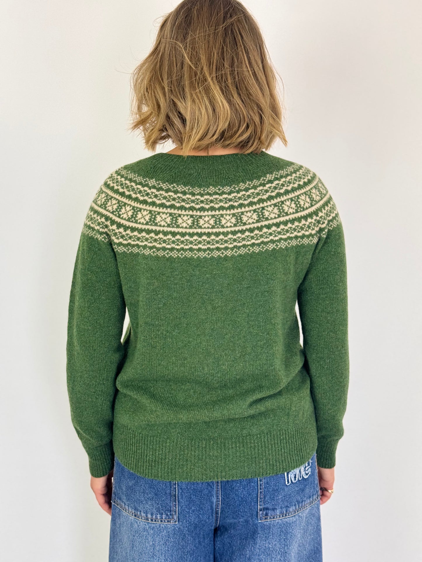 Cordelia James Holly Jumper Serpentine/Oat