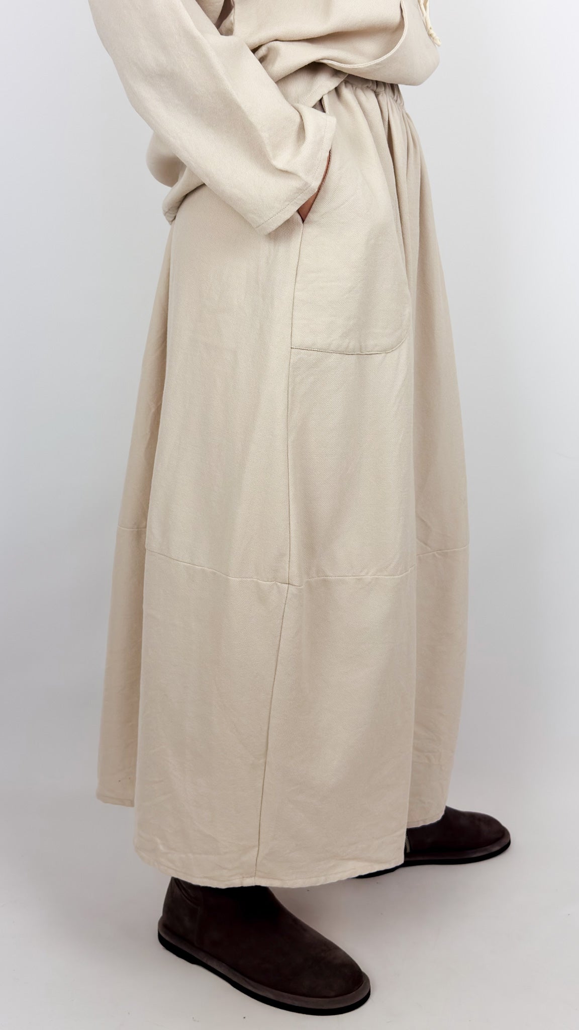 Elsa Esturgie Ronce Skirt Cream