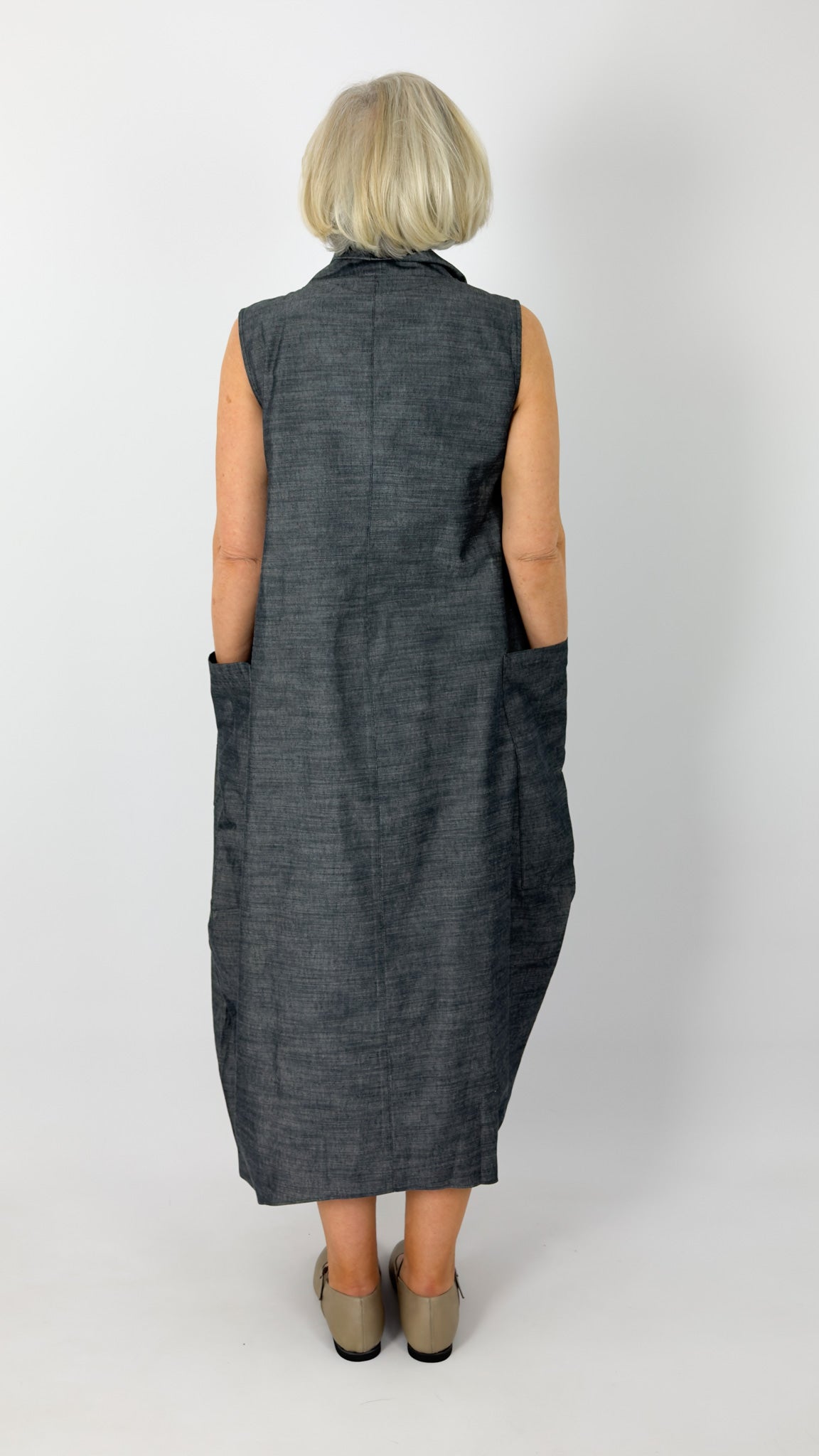Sort Aarhus Merete Dress Blue/Grey