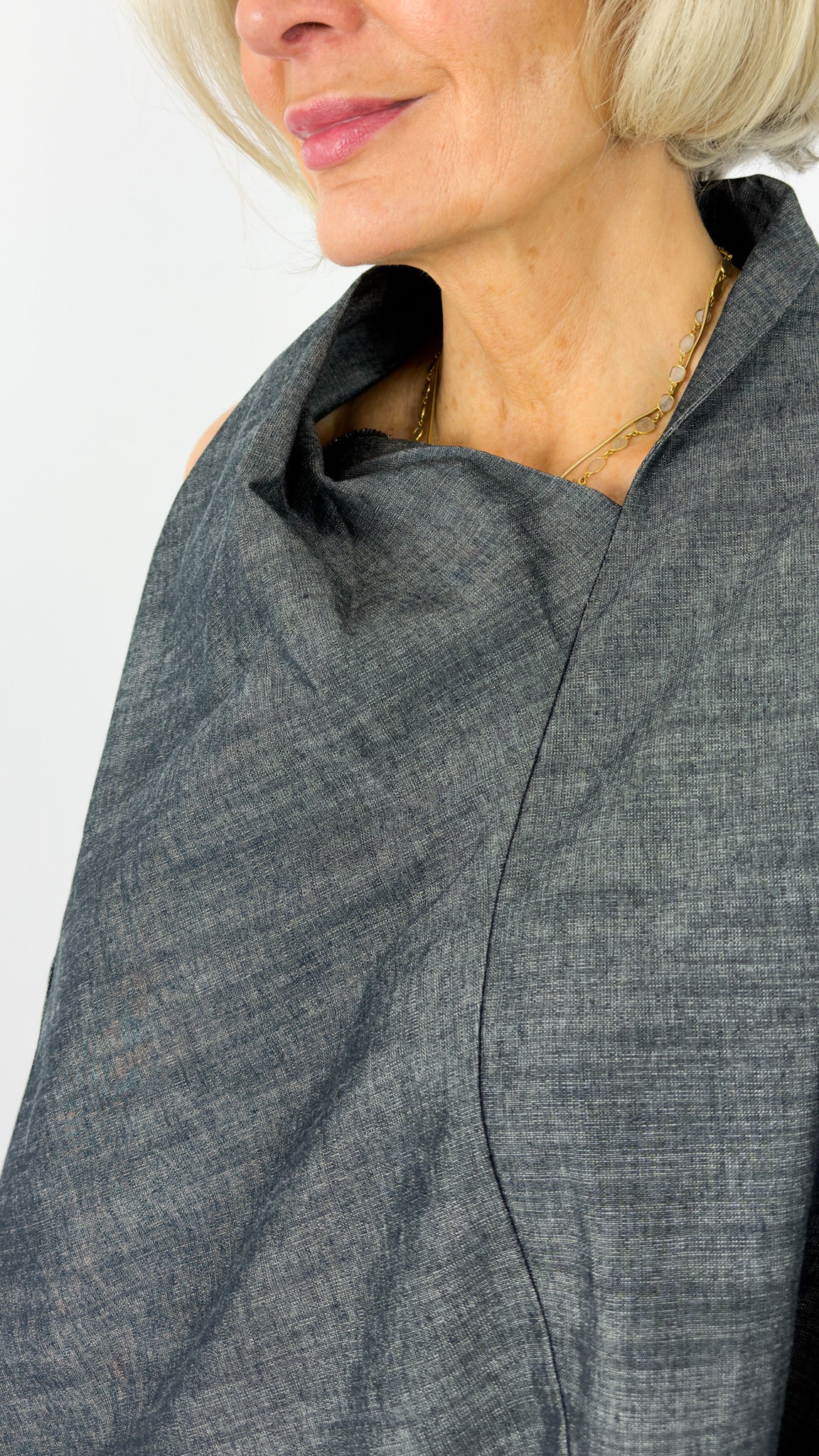 Sort Aarhus Merete Dress Blue/Grey