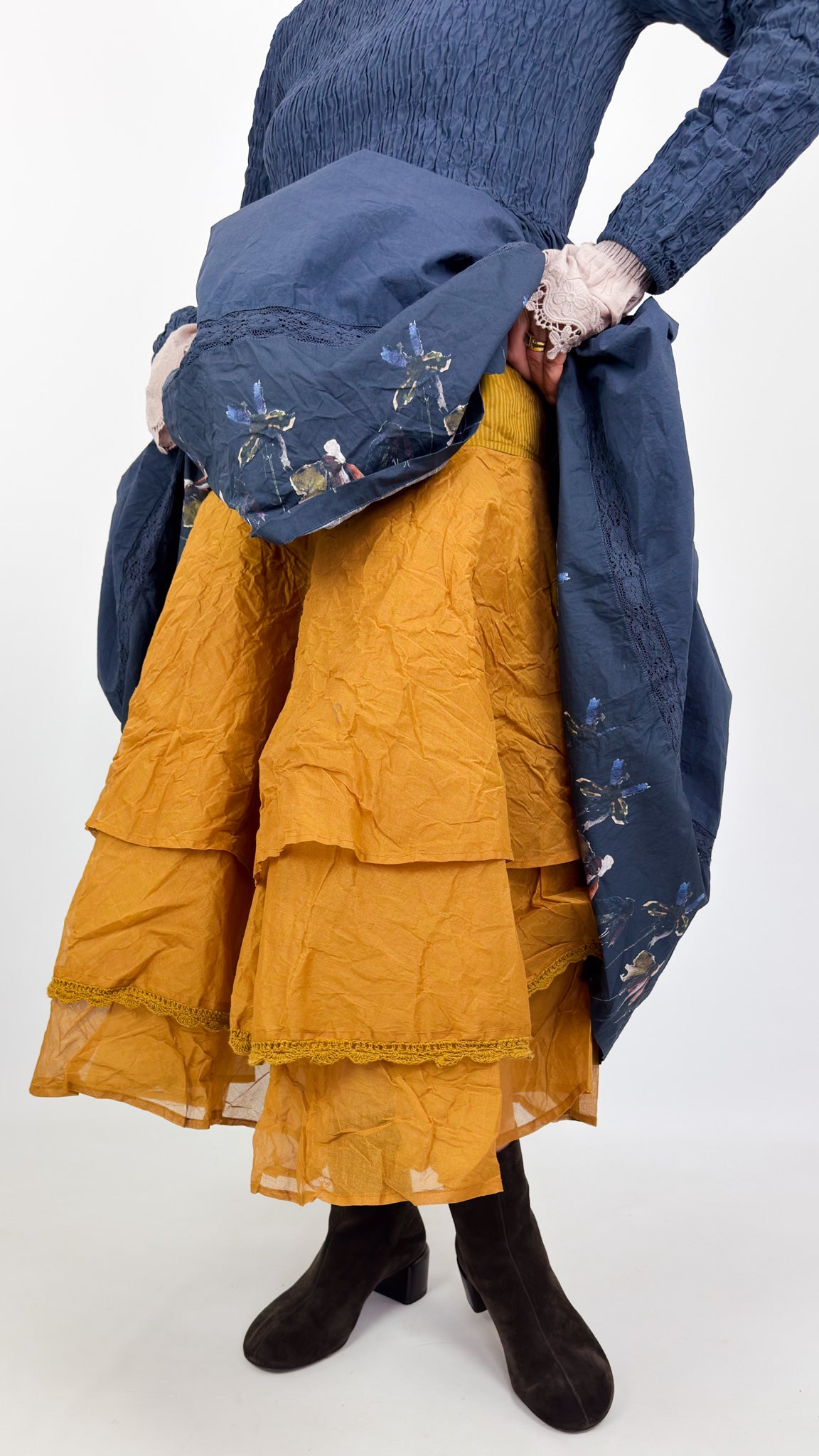Ewa I Walla Wendy Skirt Ochre