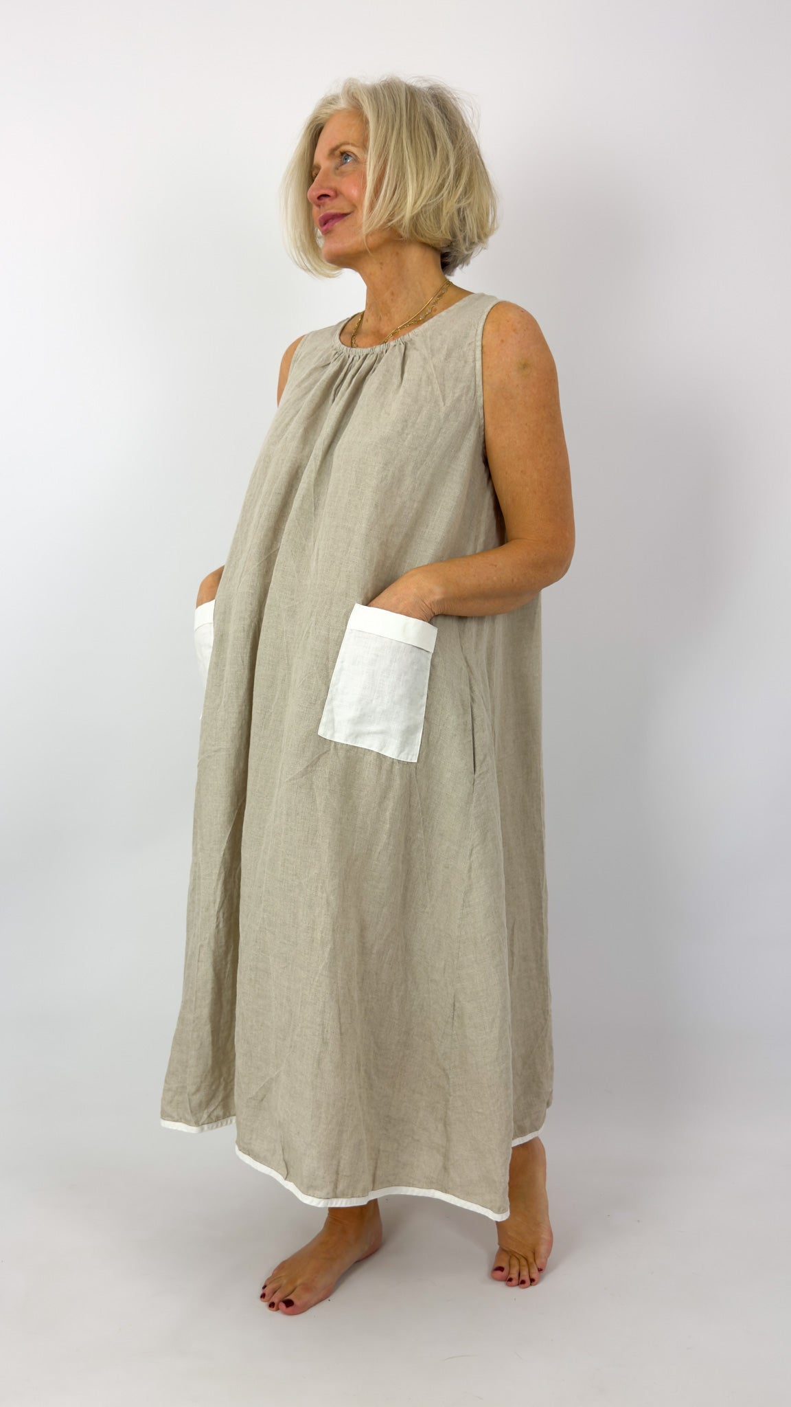 Barbara Lang IND XVII Dress Beige