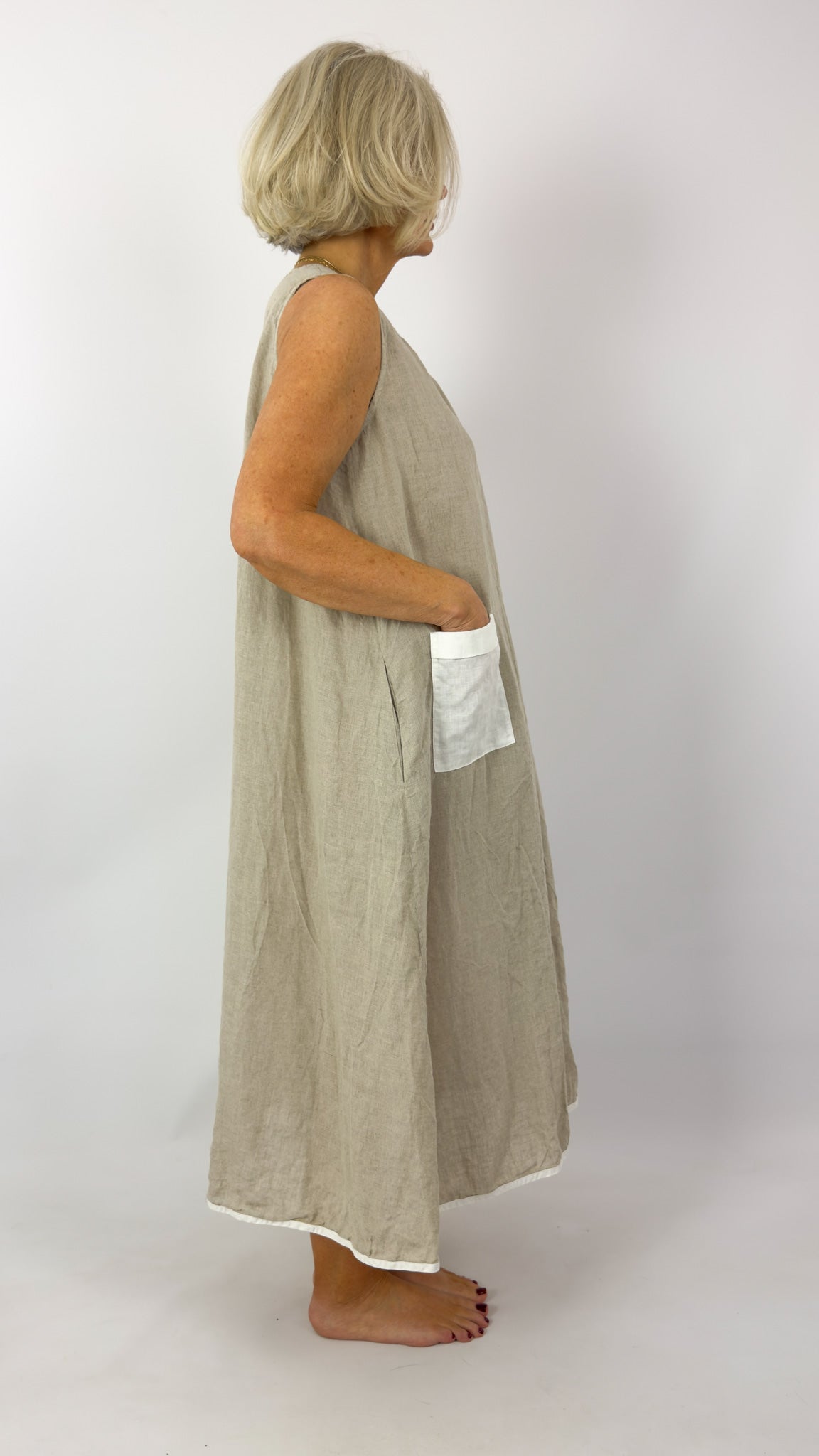 Barbara Lang IND XVII Dress Beige