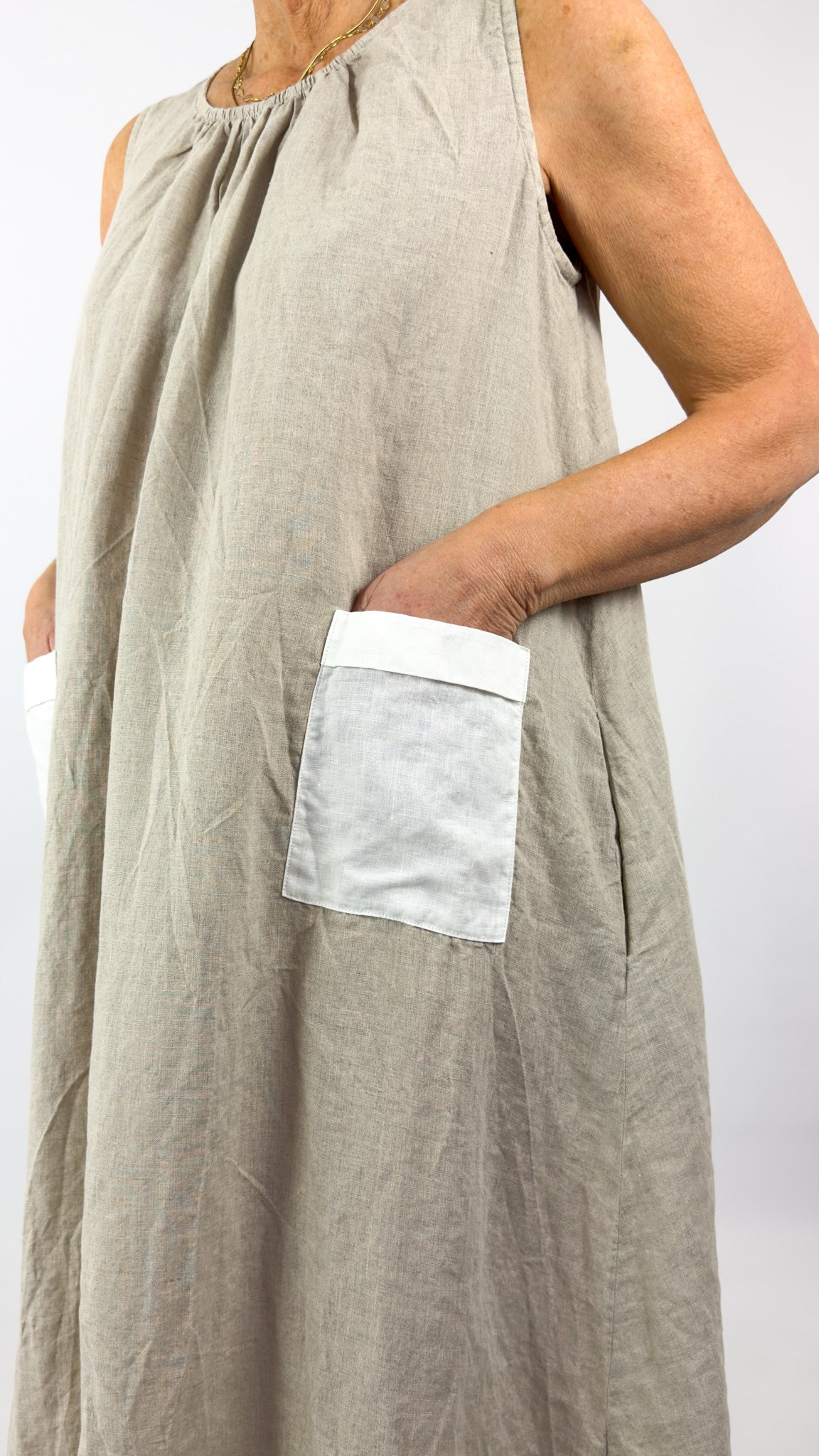 Barbara Lang IND XVII Dress Beige