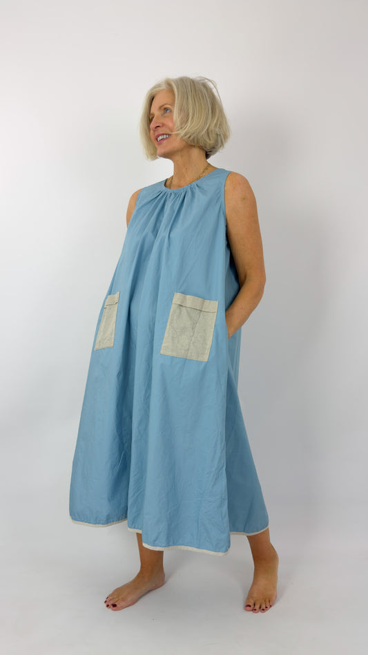 Barbara Lang TRAV XVII Dress Blue