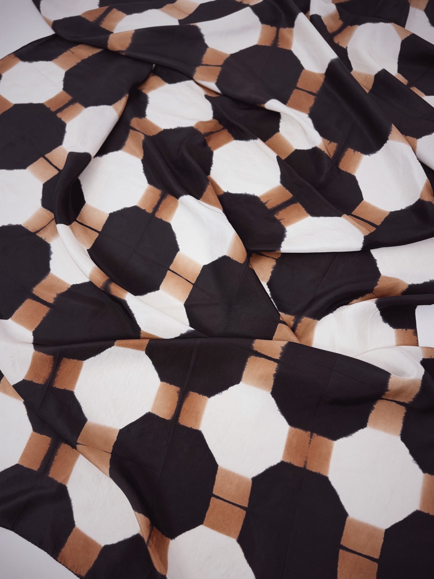 Denovembre Tomettes Scarf Chestnut/Black