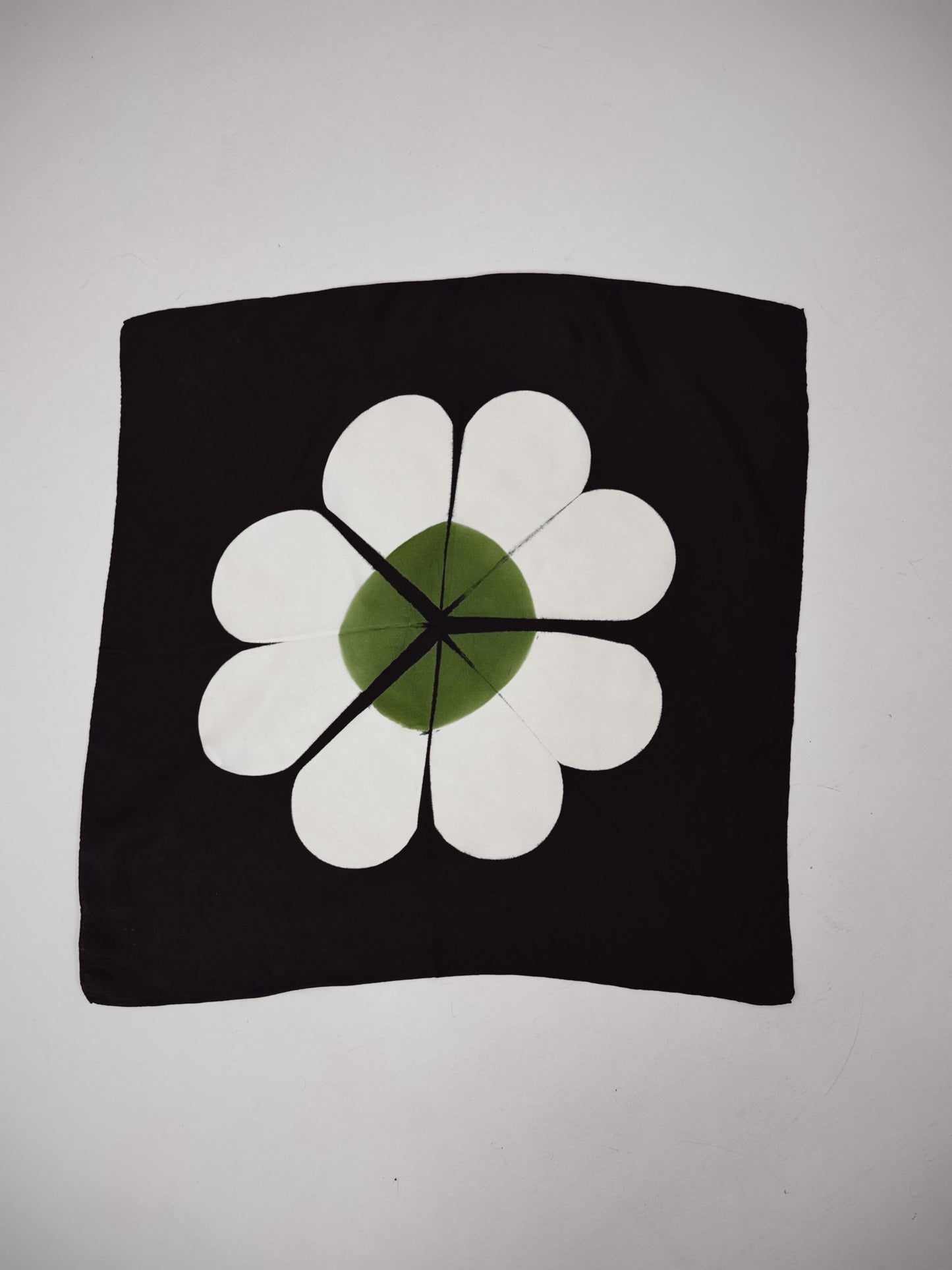Denovembre Marguerite Scarf Green/Black