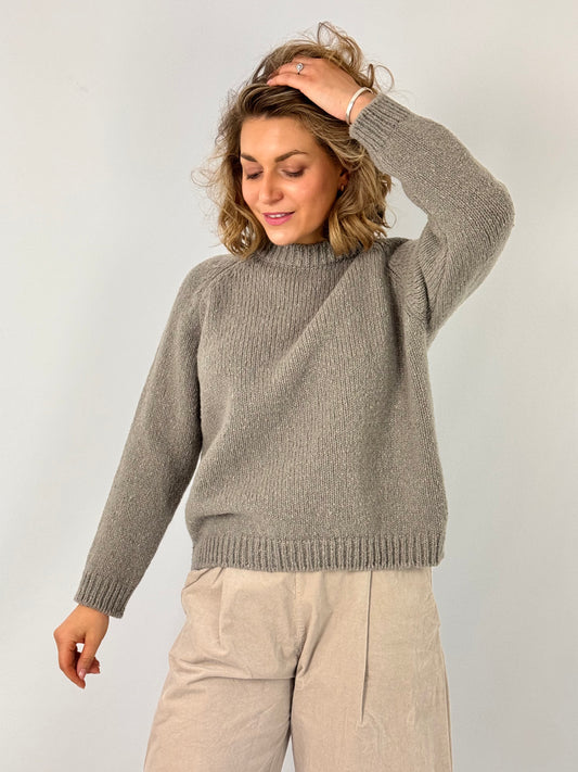 Evam Eva Raglan Jumper Mocha