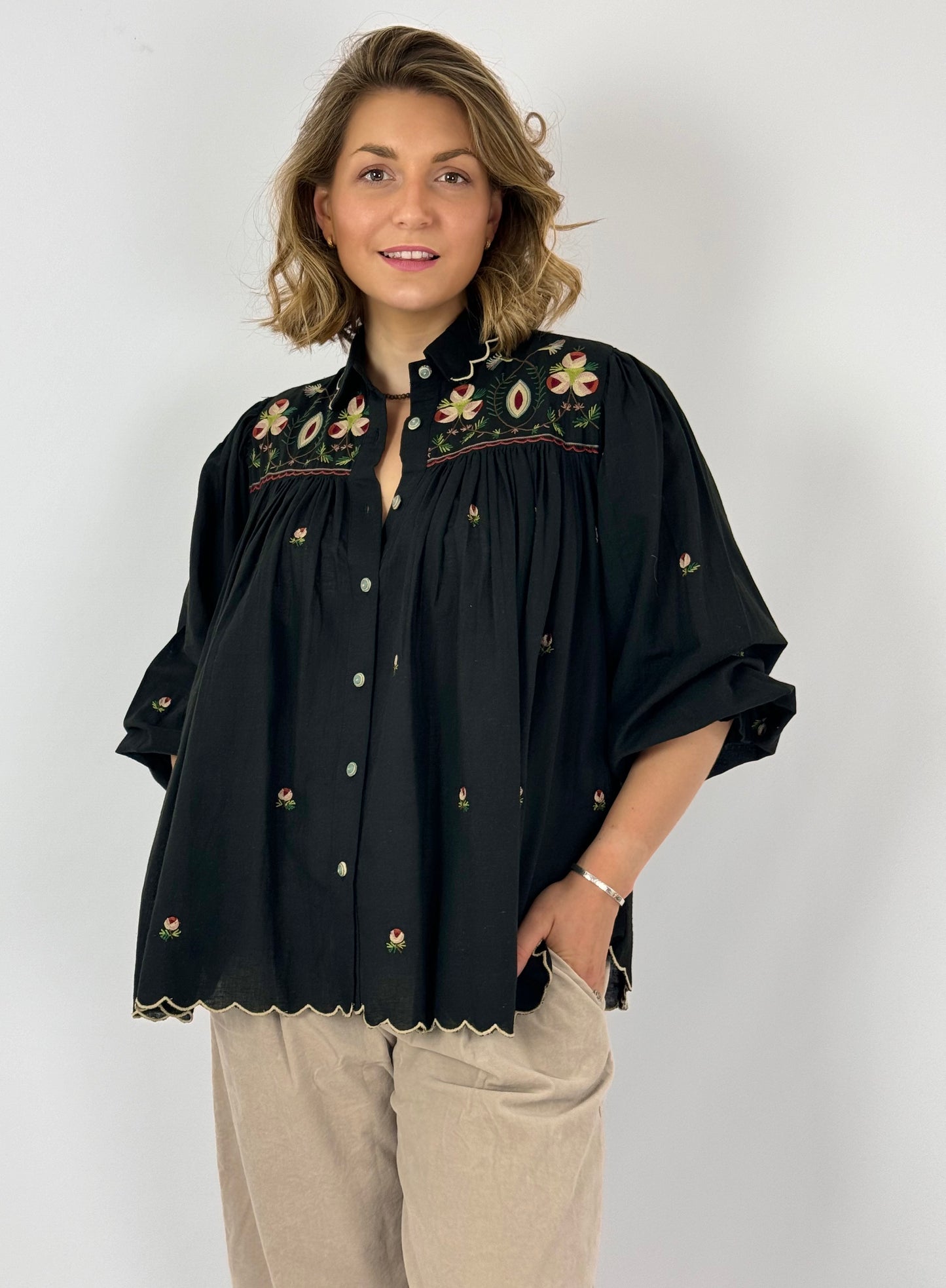 CORD Judy Blouse Black