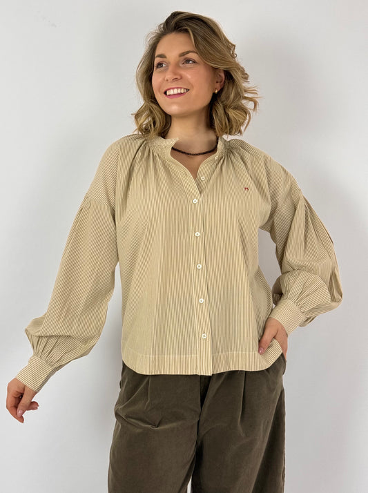 Mois Mont Viviane Blouse Mocha