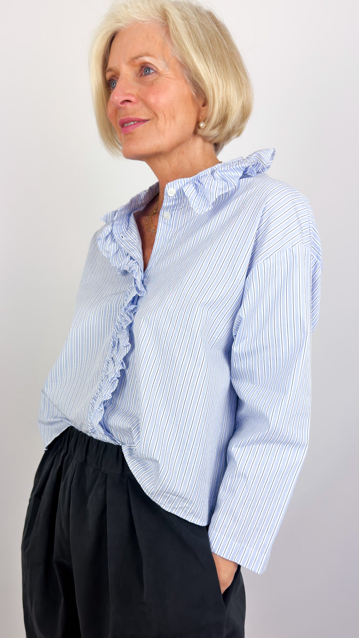 Gallego Desportes 412 Shirt Blue Stripe