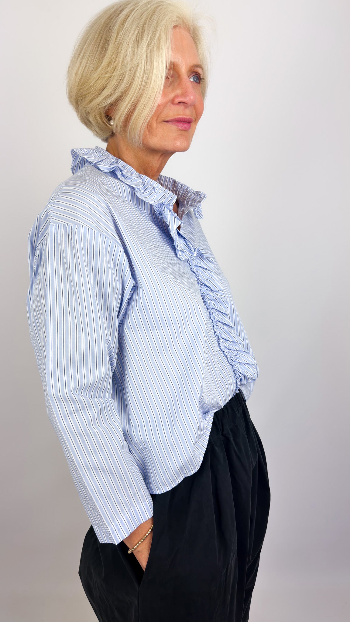 Gallego Desportes 412 Shirt Blue Stripe