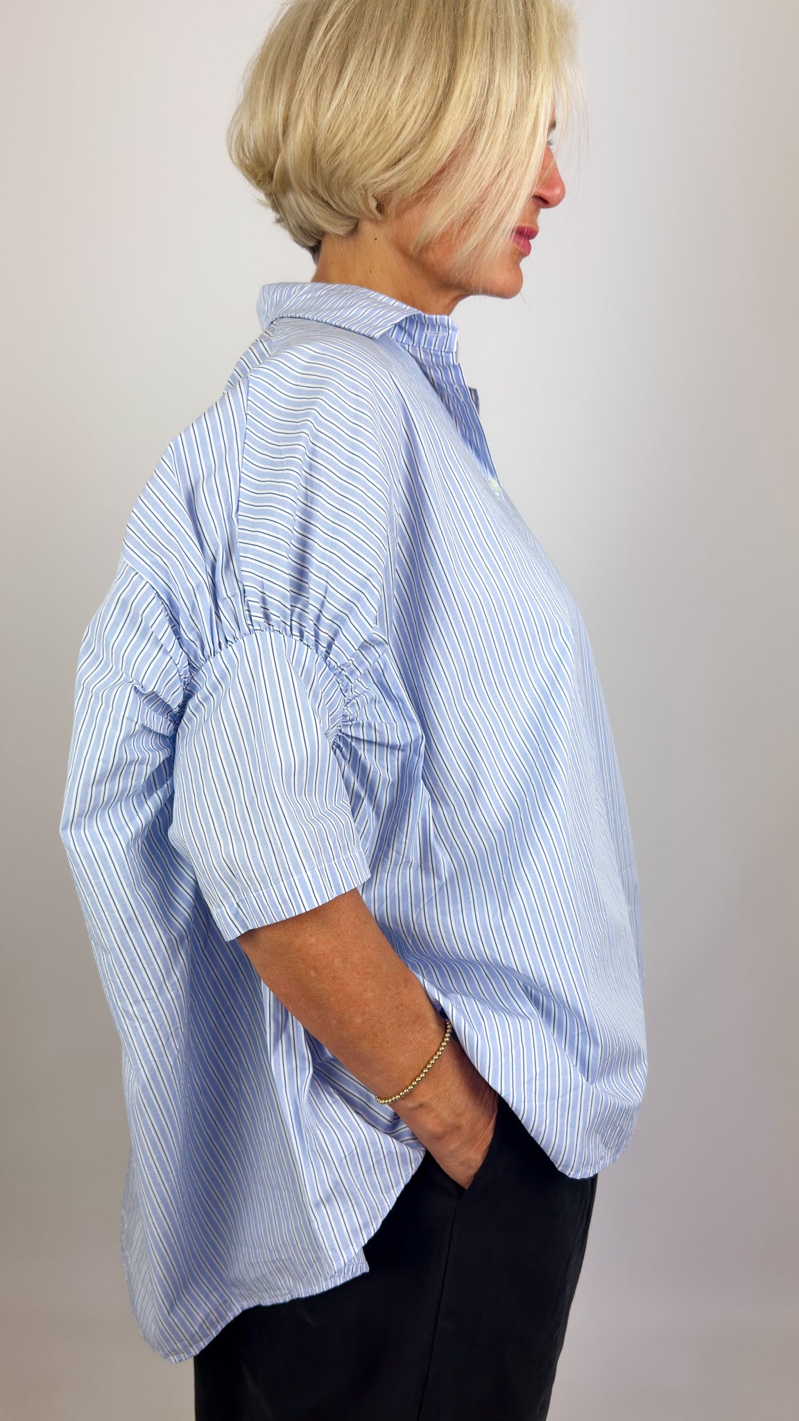 Gallego Desportes 410 Shirt Blue Stripe