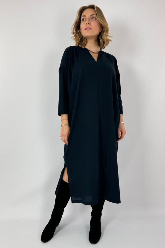 Evam Eva Tuck Dress Sumi