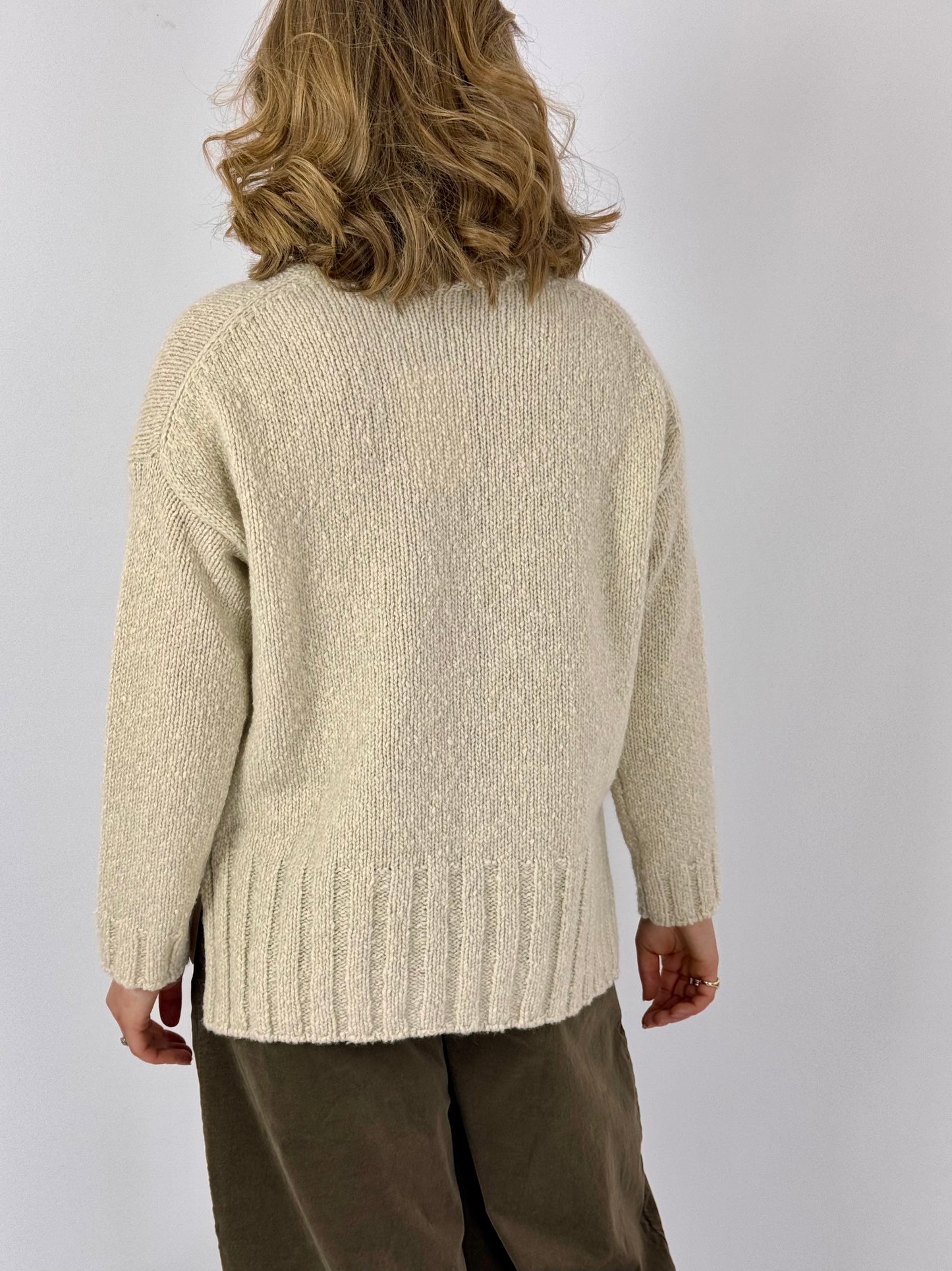 Evam Eva Turtleneck Jumper Ivory