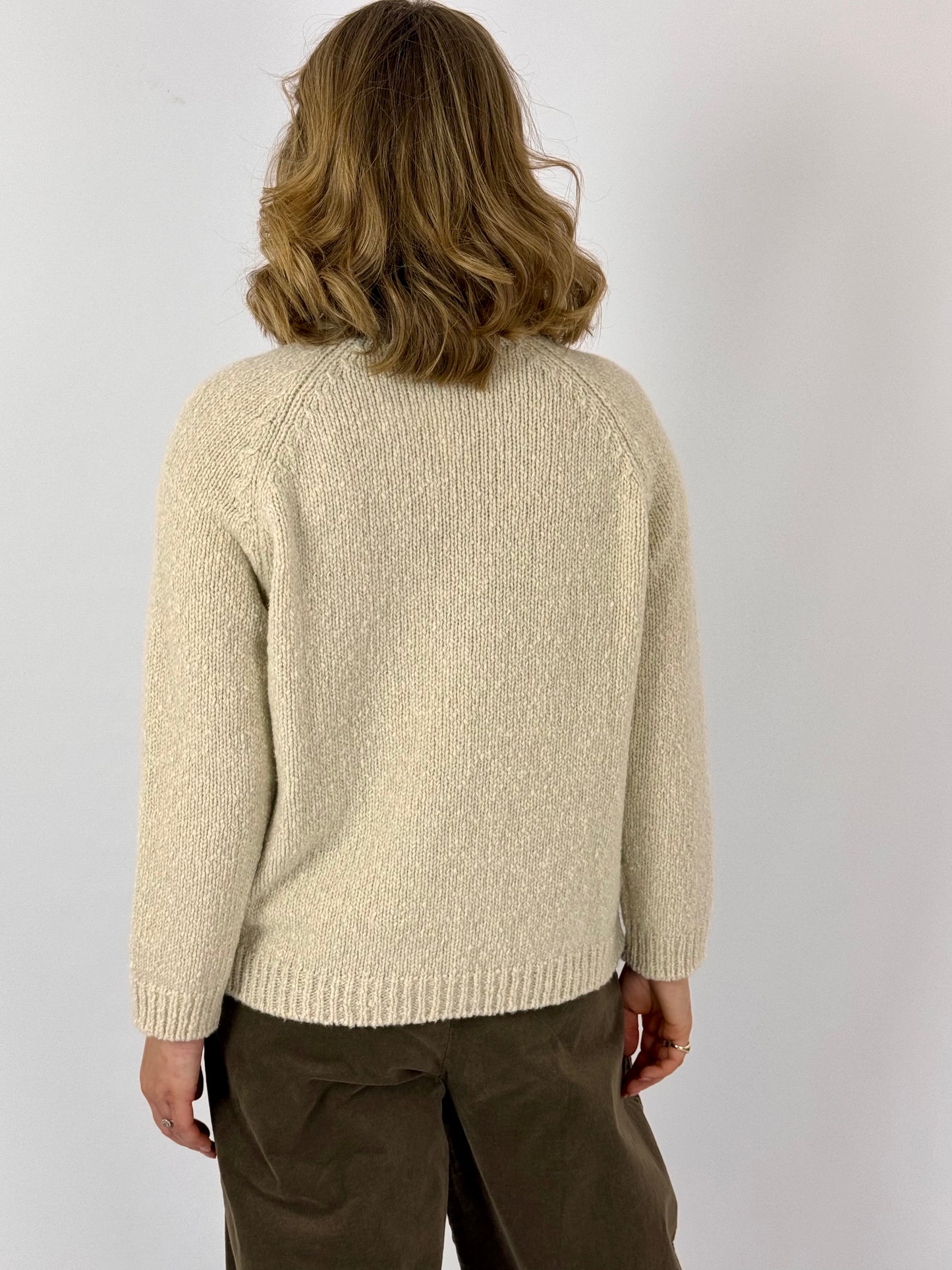 Evam Eva Raglan Jumper Ivory