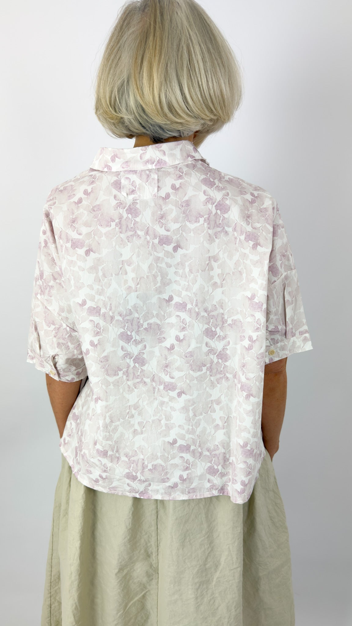 Aequamente 158 Shirt Pink Flowers