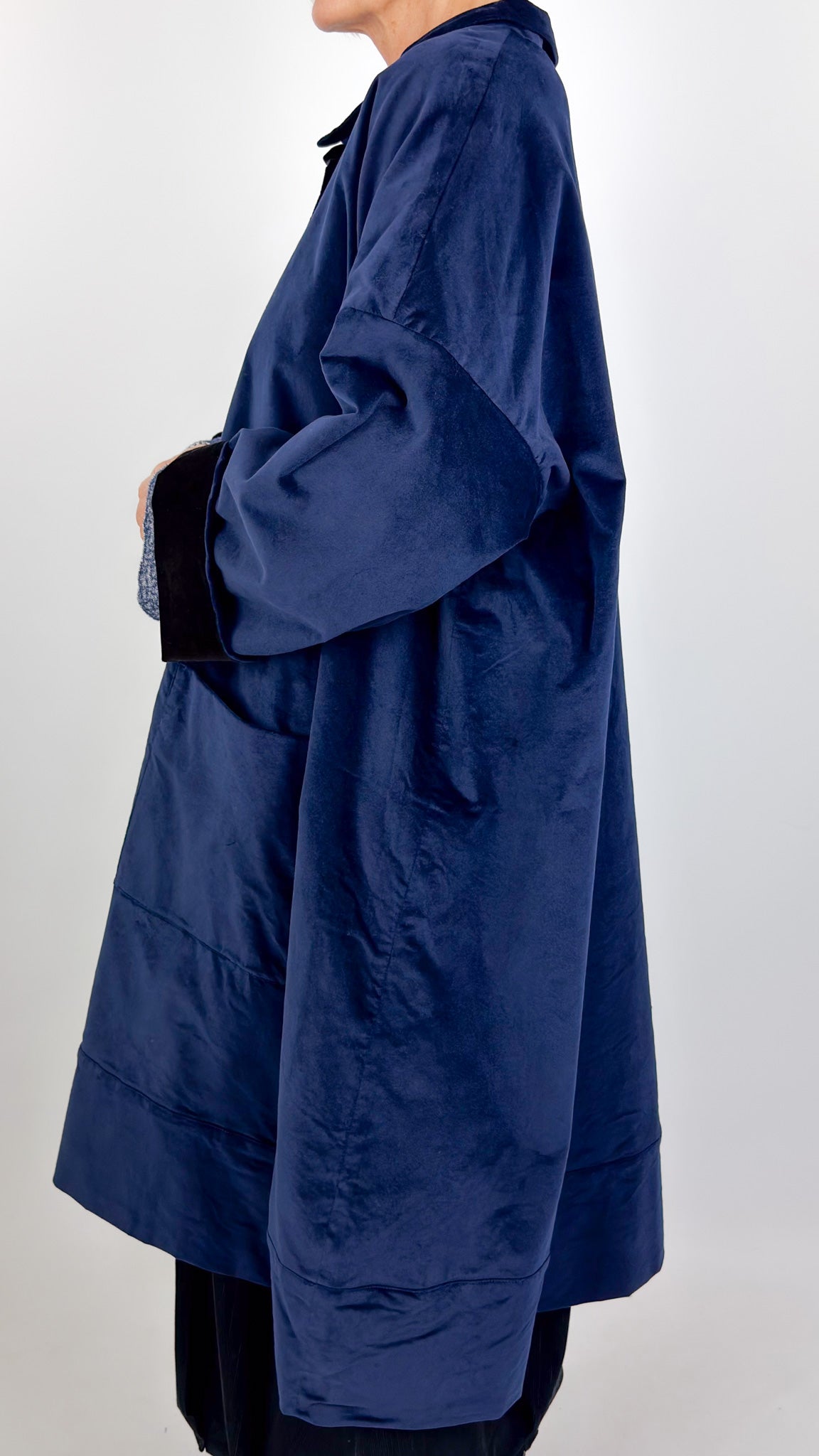 Barbara Lang CARL XII Coat Navy/Black