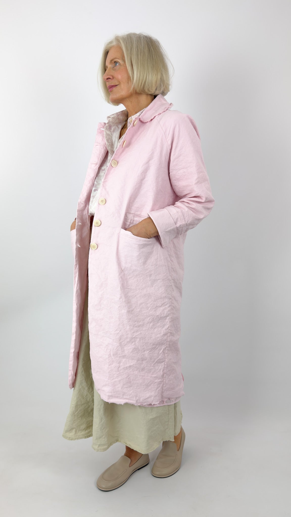 Aequamente 100 Coat Rosa