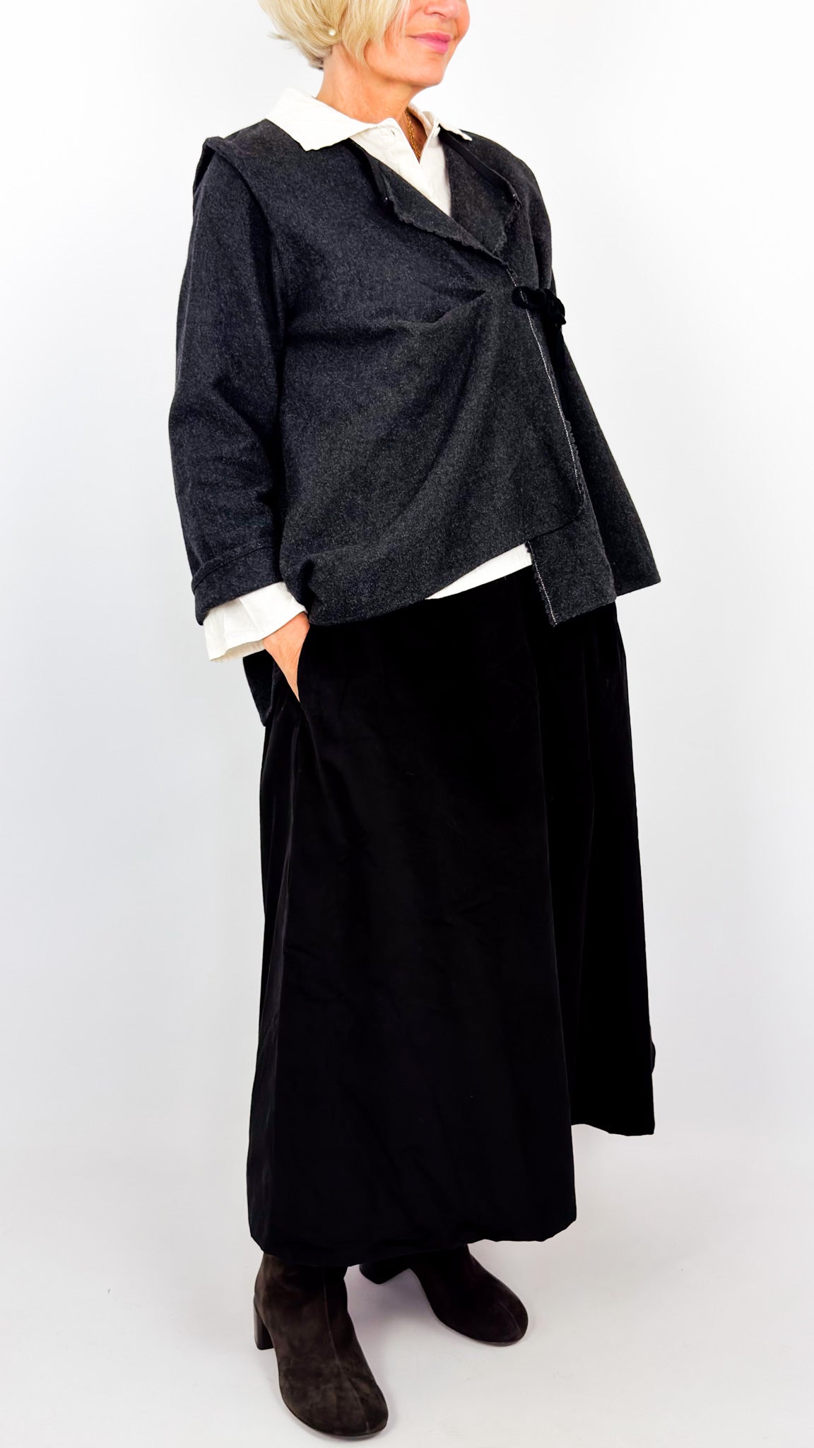 Barbara Lang KAM XXVII Cardigan Anthracite