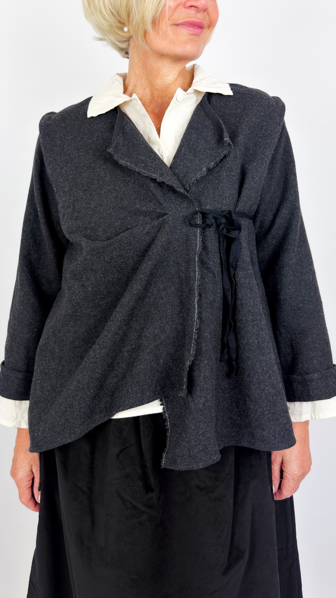 Barbara Lang KAM XXVII Cardigan Anthracite