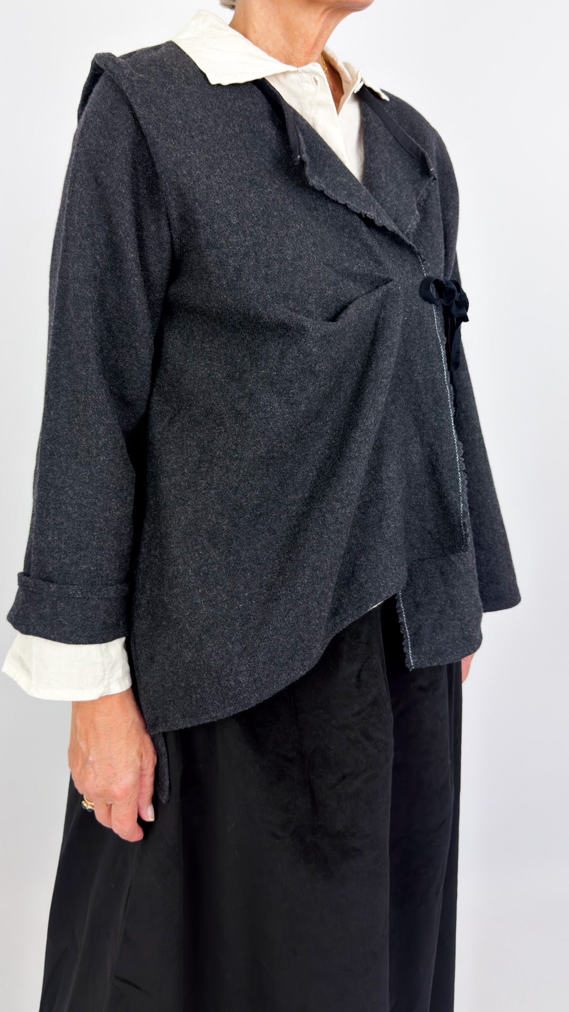 Barbara Lang KAM XXVII Cardigan Anthracite