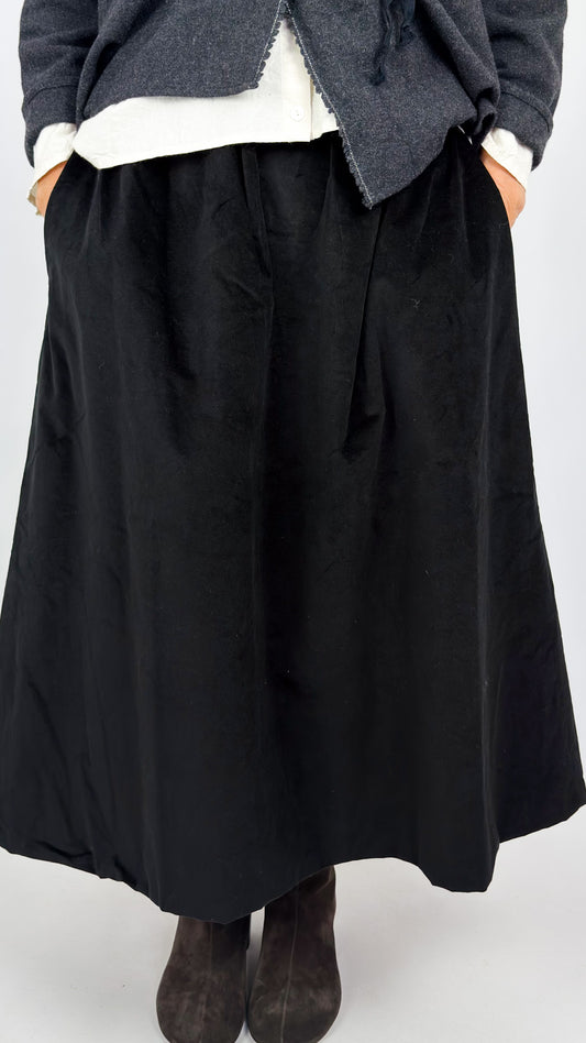 Barbara Lang CARL XV Skirt Black/Ecru