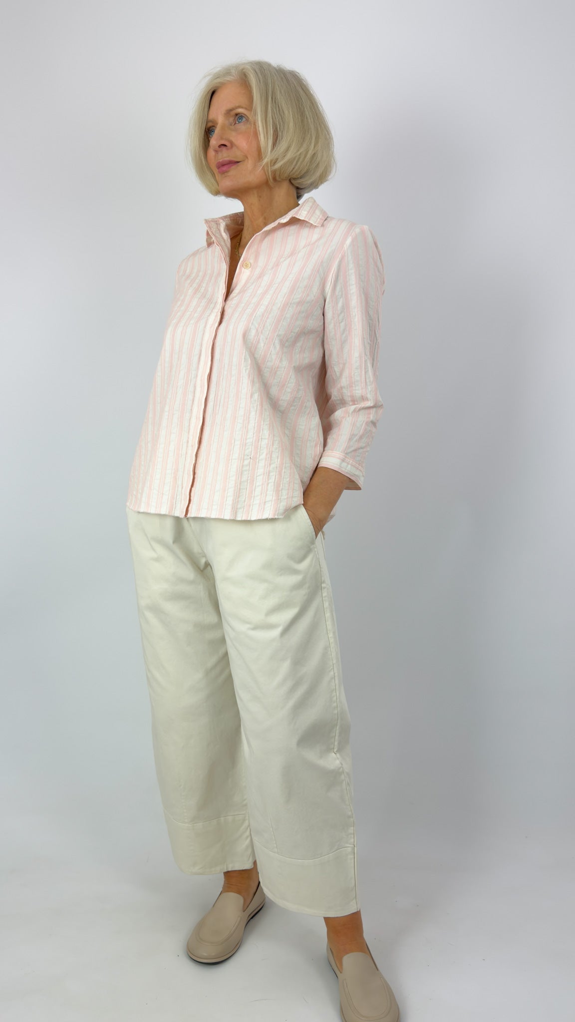 Aequamente 163 Shirt Stripe