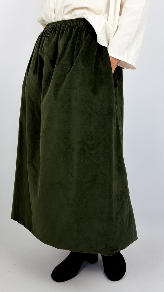 Barbara Lang CARL XV Skirt Green/Ecru
