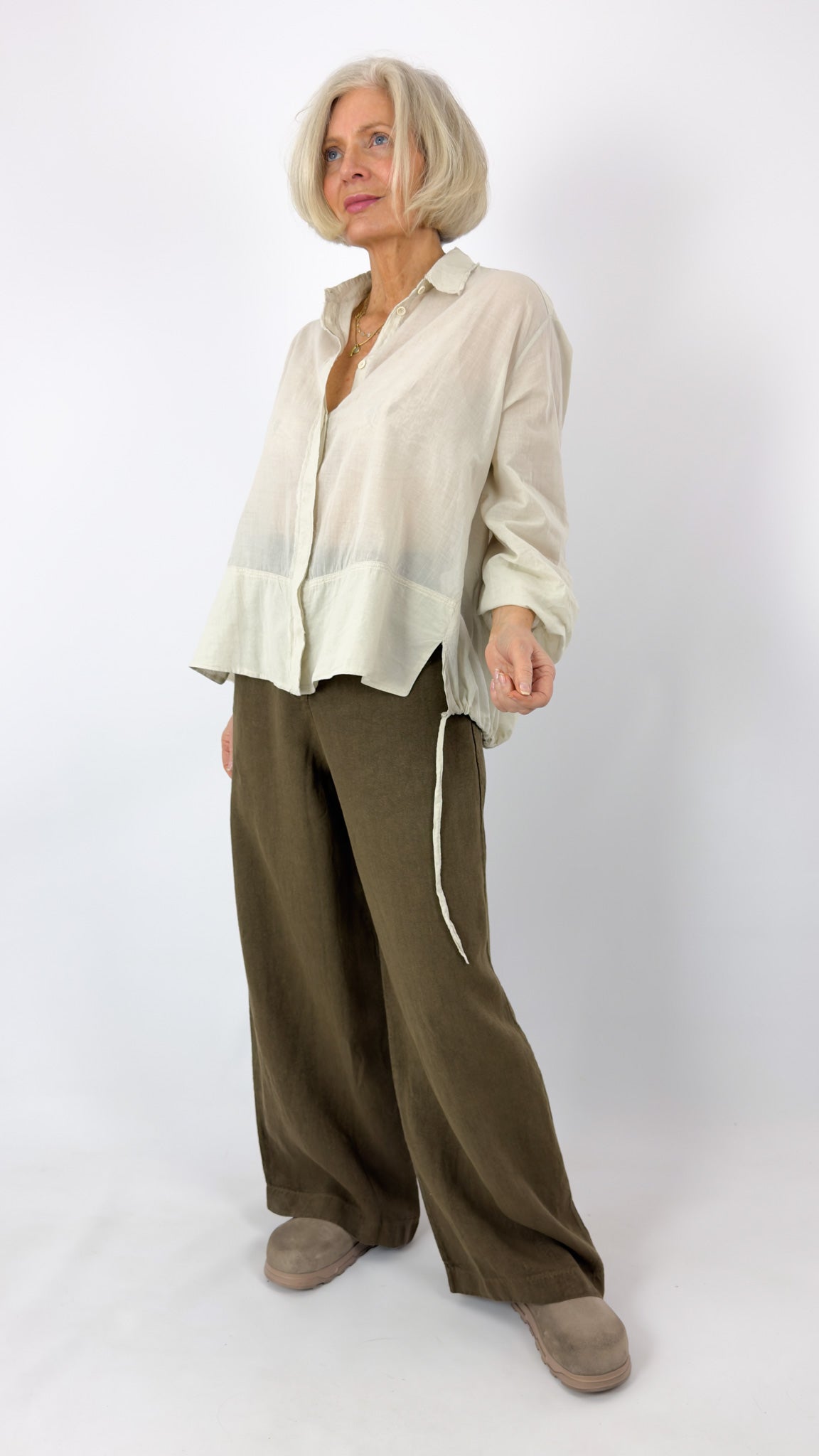 Aequamente 114 Trousers Legno