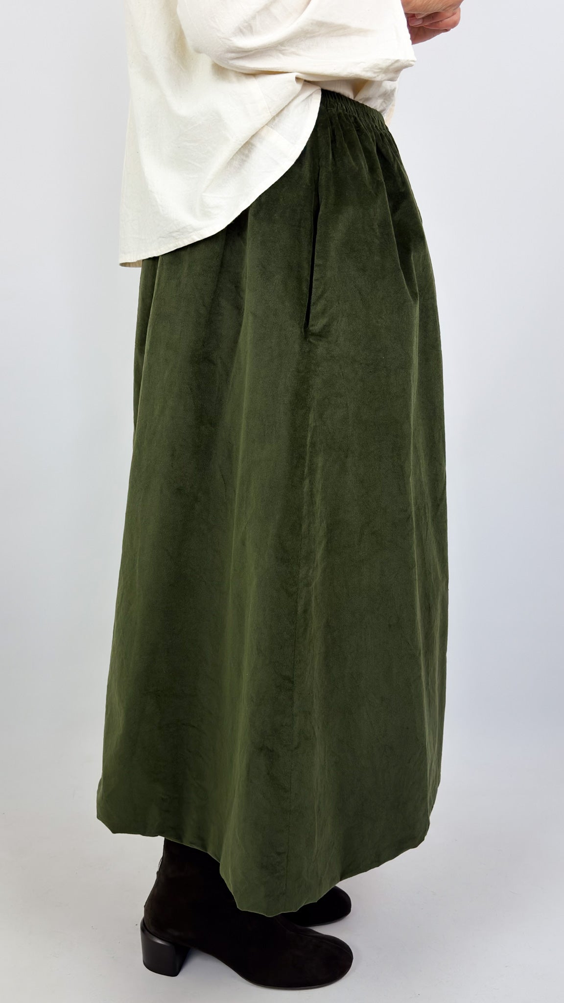 Barbara Lang CARL XV Skirt Green/Ecru