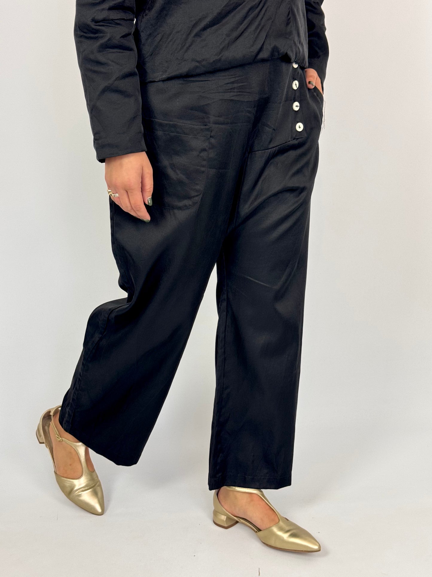 Sula Tin Trousers Black