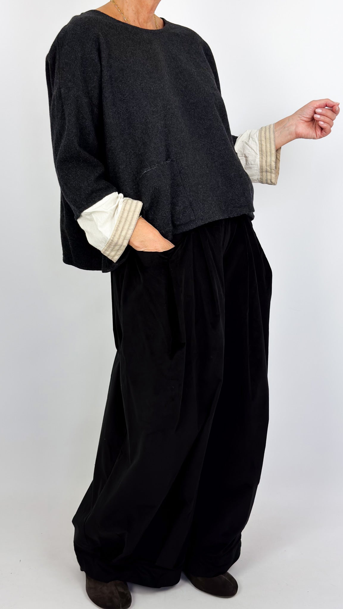 Barbara Lang CARL XVII Trousers Black